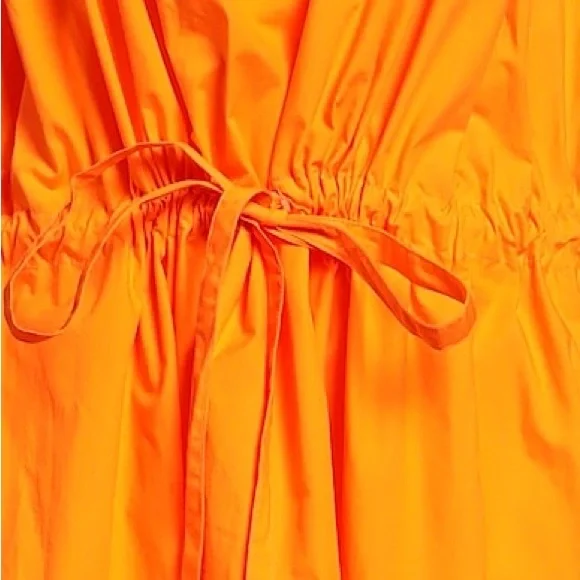 Ganni Strapless Orange Dress - Picture 5 of 8